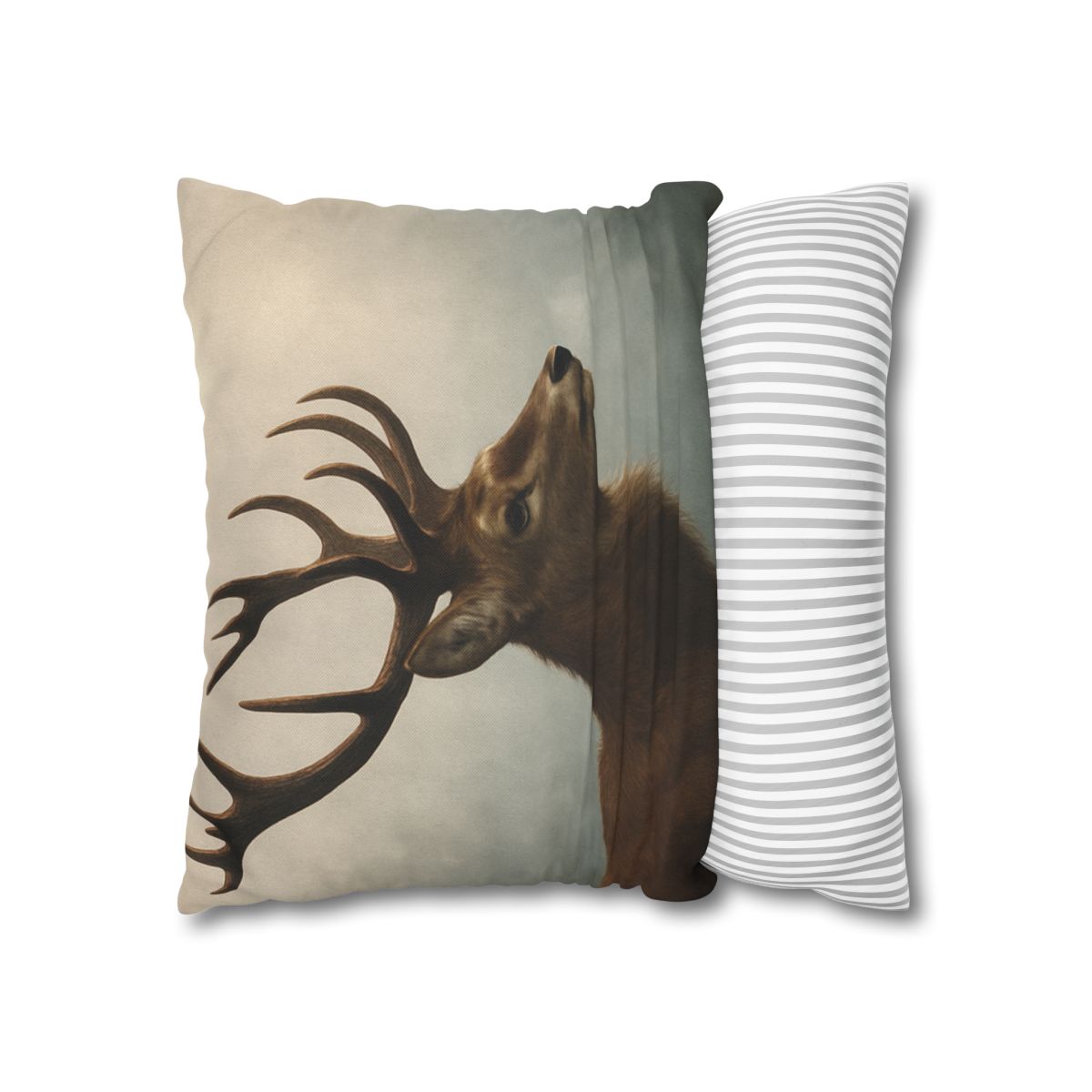 Morning Mist Red Deer Stag custom pillow cases