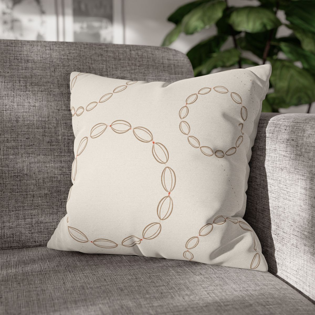 Seed Pod Halo Scatter personalized pillow covers