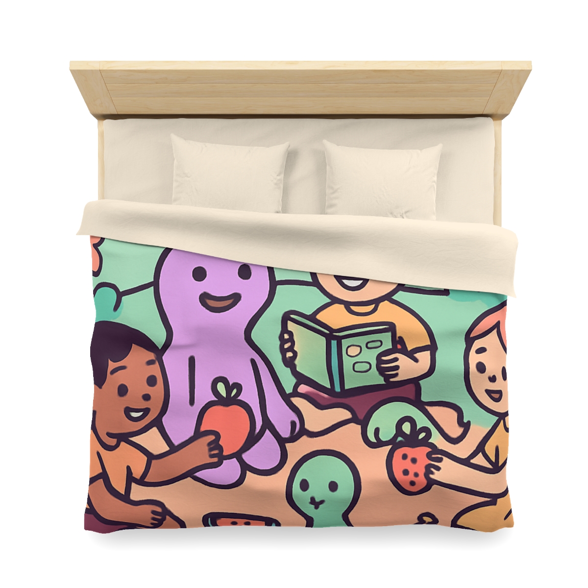 Galactic Garden Picnic trendy bedroom duvets