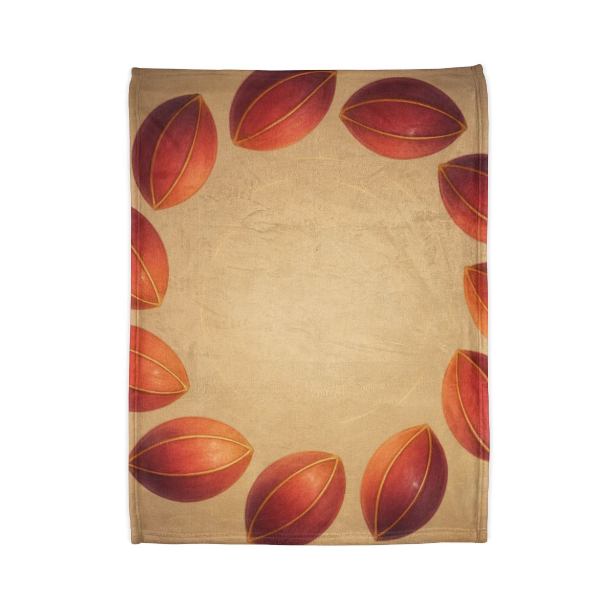 Cosmic Seed Pod Halo soft fleece blankets