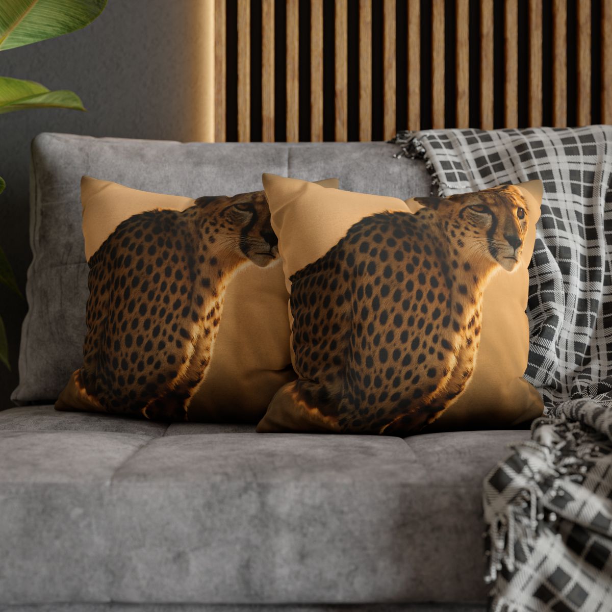 Horizon Runner Cheetah soft cotton pillow cases