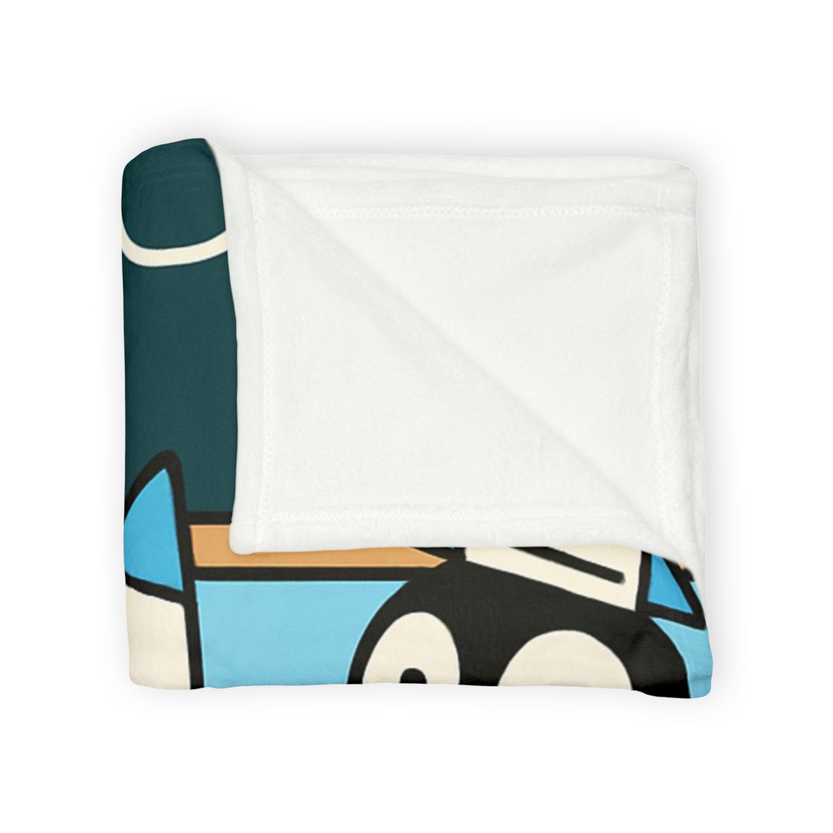 Rocket Penguin Class trendy patterned blankets