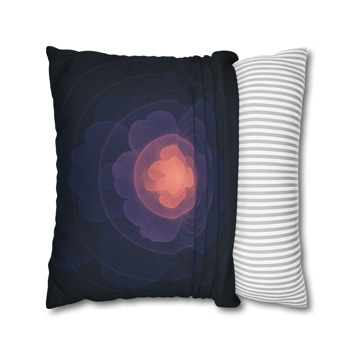 Petal Halo Interference stylish decorative pillowcases