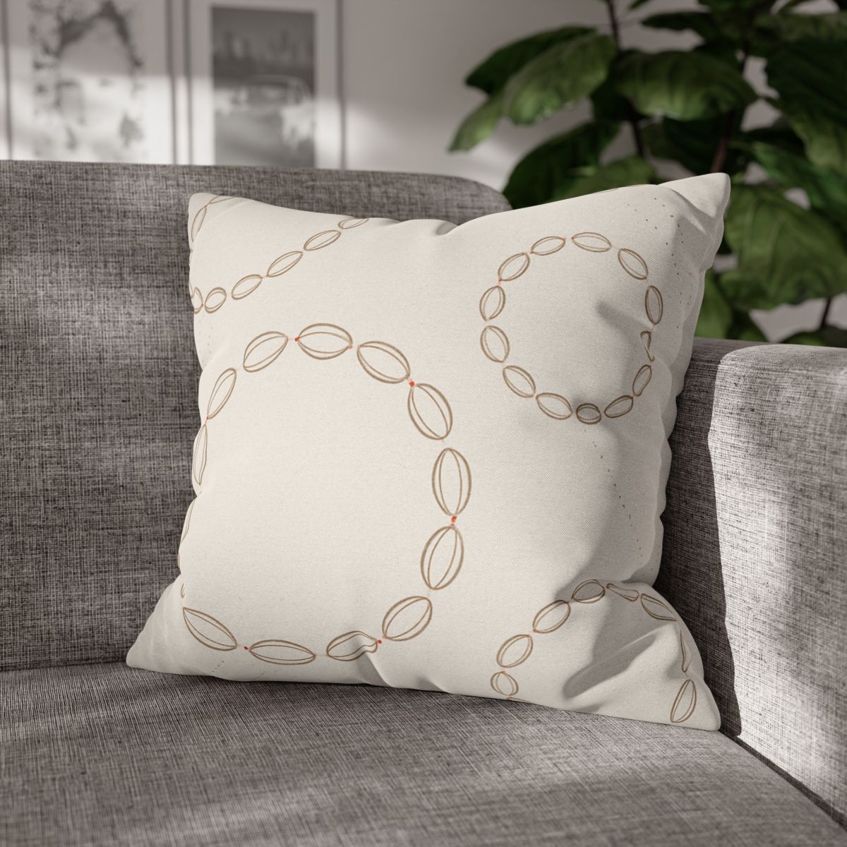 Seed Pod Halo Scatter personalized pillow covers