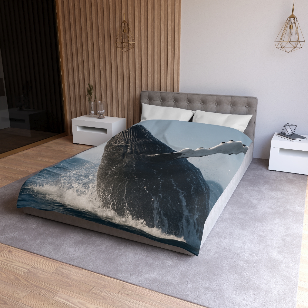 Tidal Song Humpback Whale trendy bedroom duvets