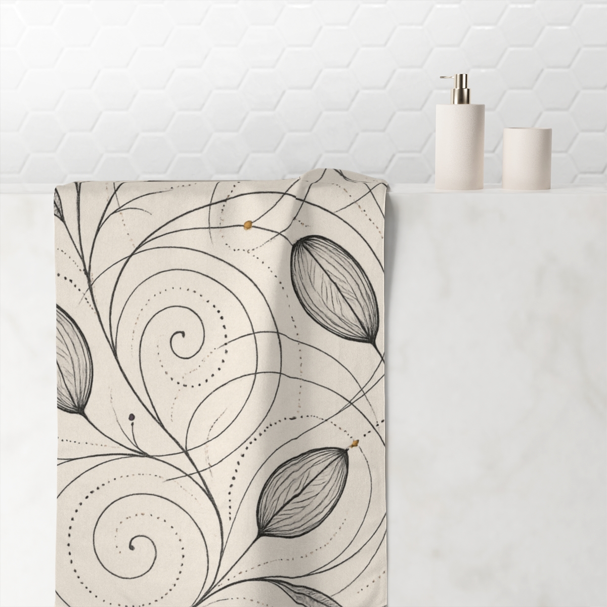 Seed Orbit Constellation Weave custom towels