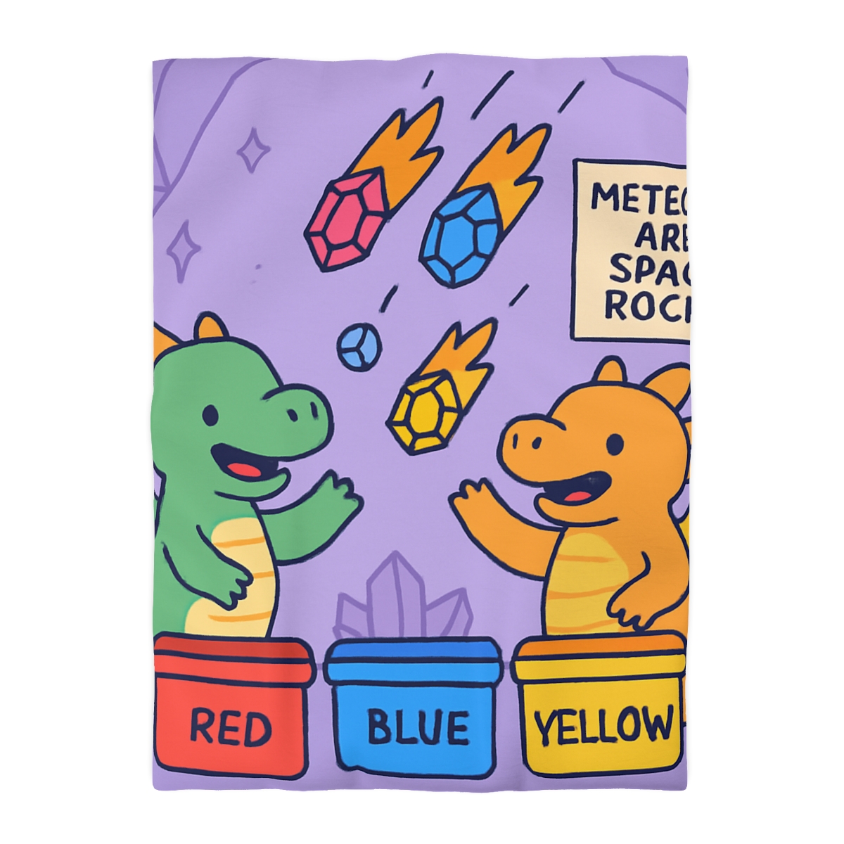 Crystal Cave Dragons Sorting Gem Meteors soft comforter duvets