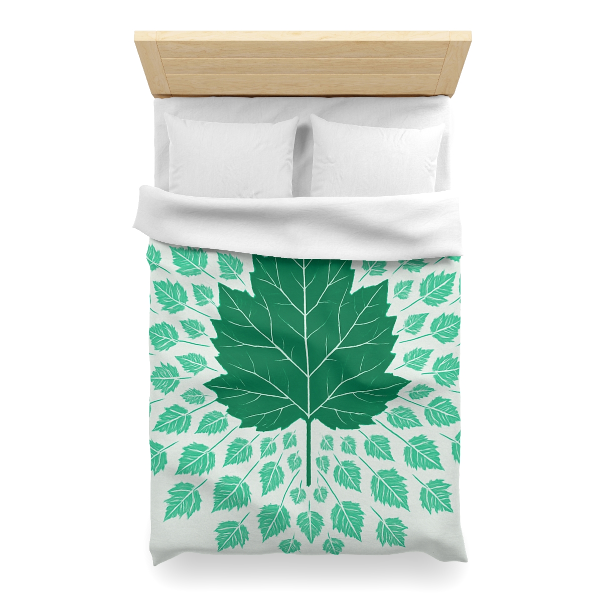 Fractal Leaf Radiance duvets for gifts