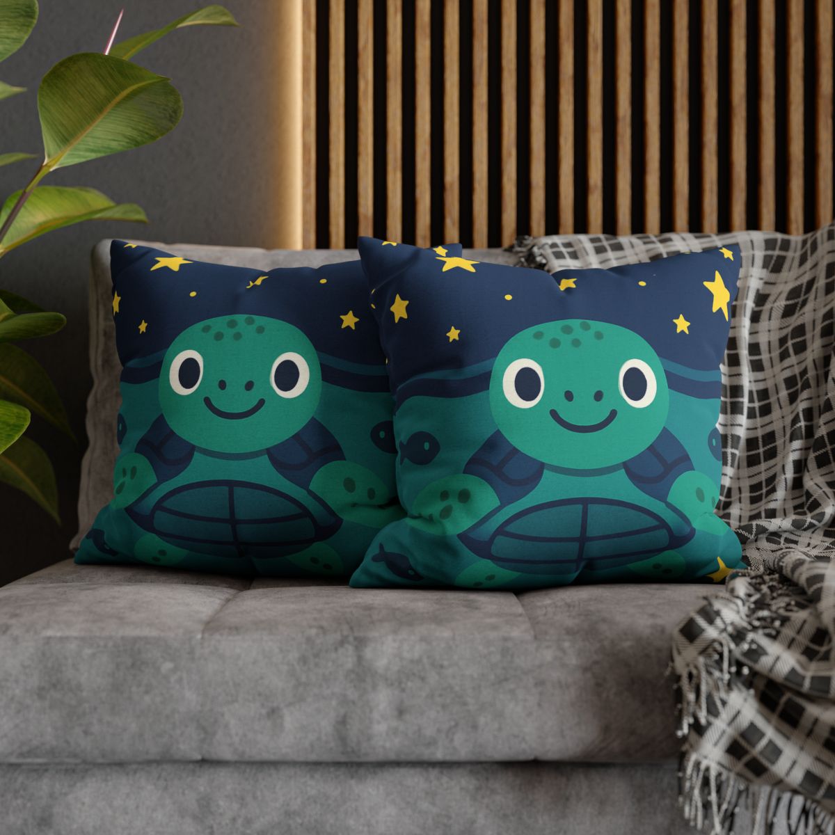 Starlight Sea Turtle comfortable bedding pillow covers