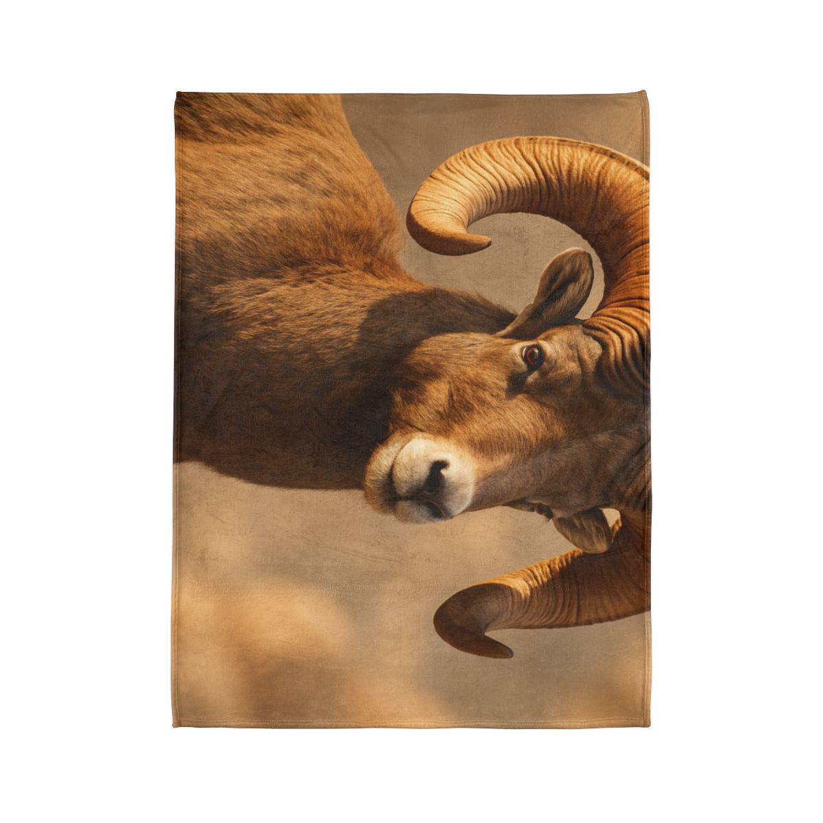 Canyon Echo Bighorn Sheep stylish throw blankets