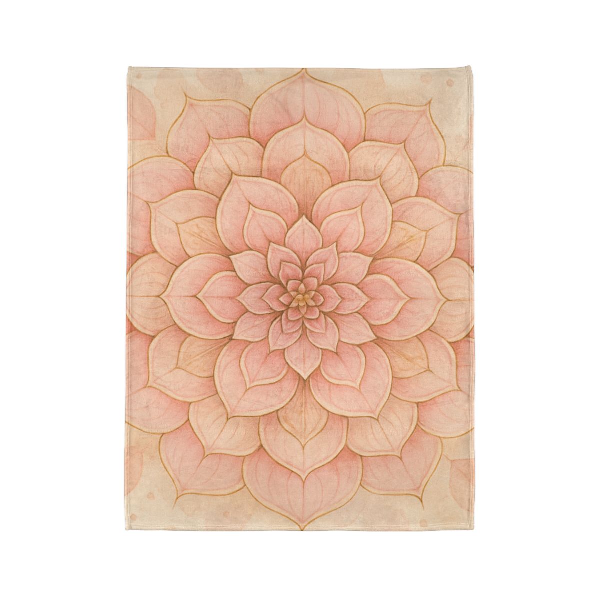 Petal Concentric Chorus stylish throw blankets