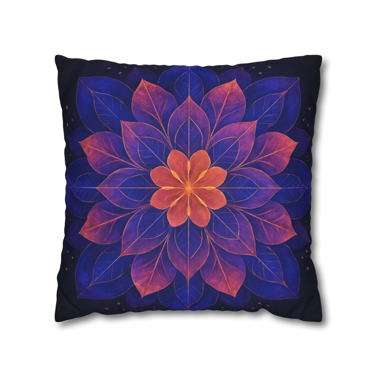 Petal Prism Mandala trendy patterned pillow cases