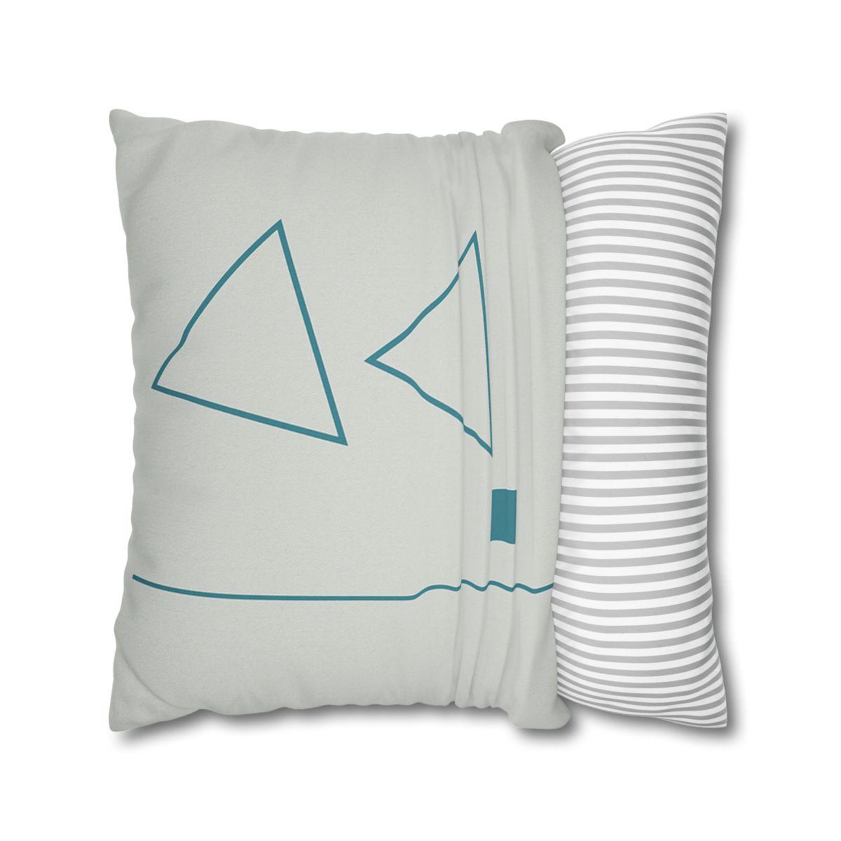 Staggered Triangles With Silent Axis custom pillow cases