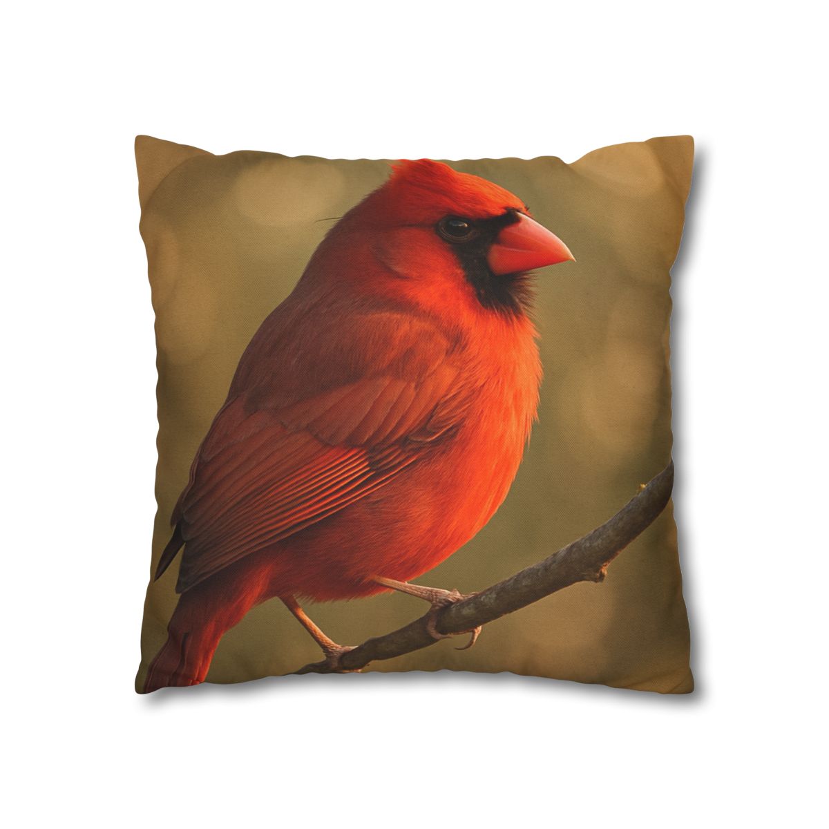 Crimson Pulse Northern Cardinal trendy patterned pillow cases