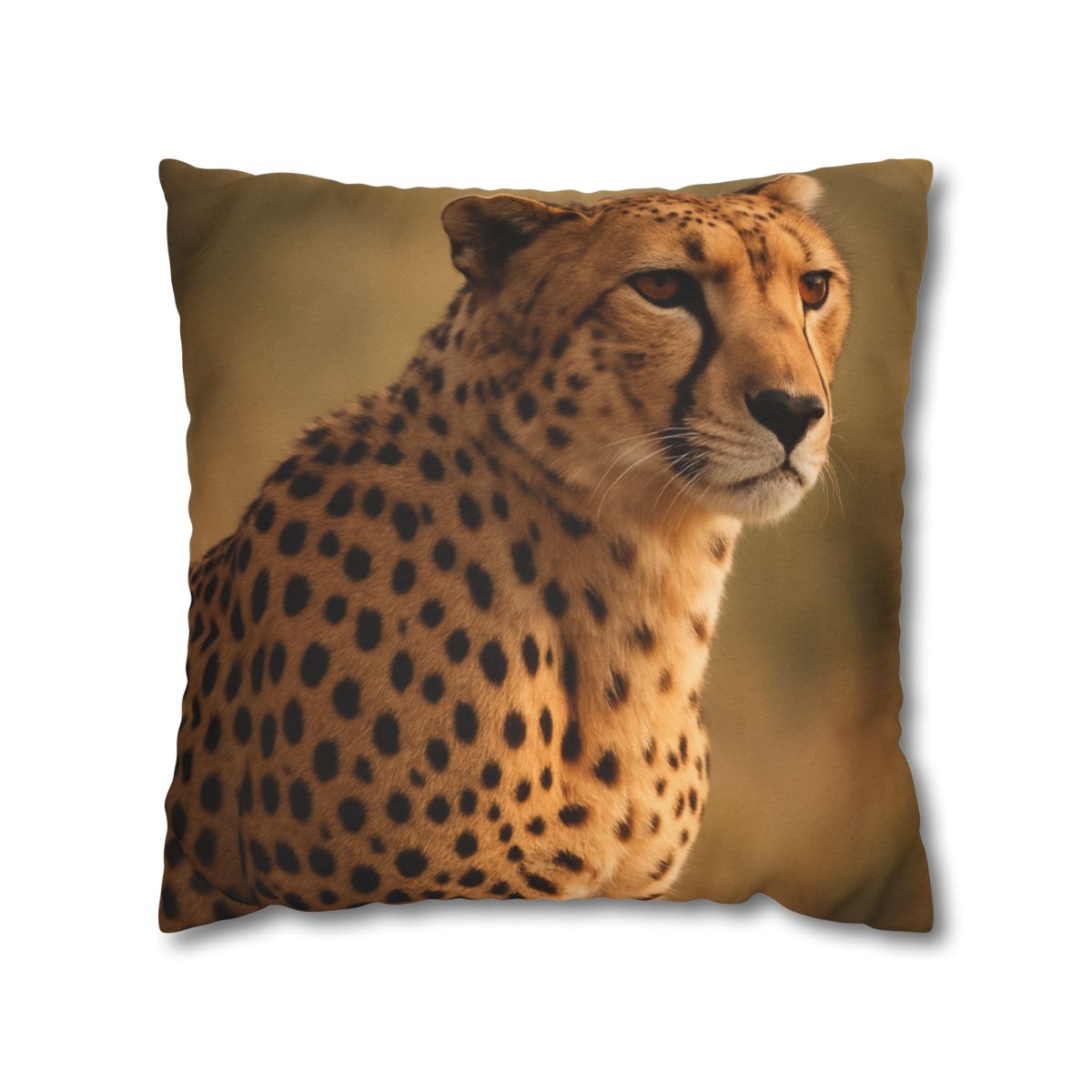 Amber Gaze Cheetah trendy patterned pillow cases