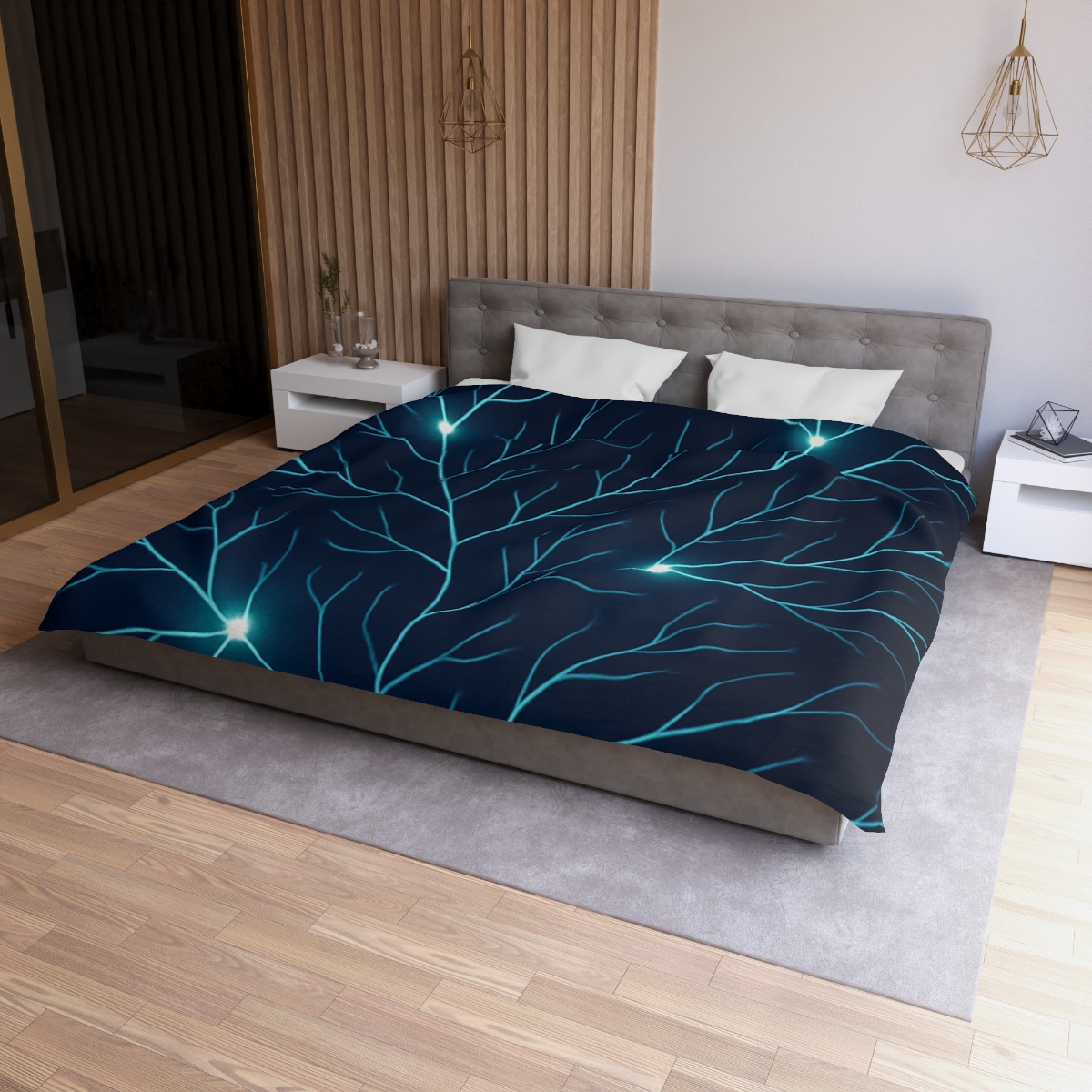 Luminous Vein Constellation soft comforter duvets