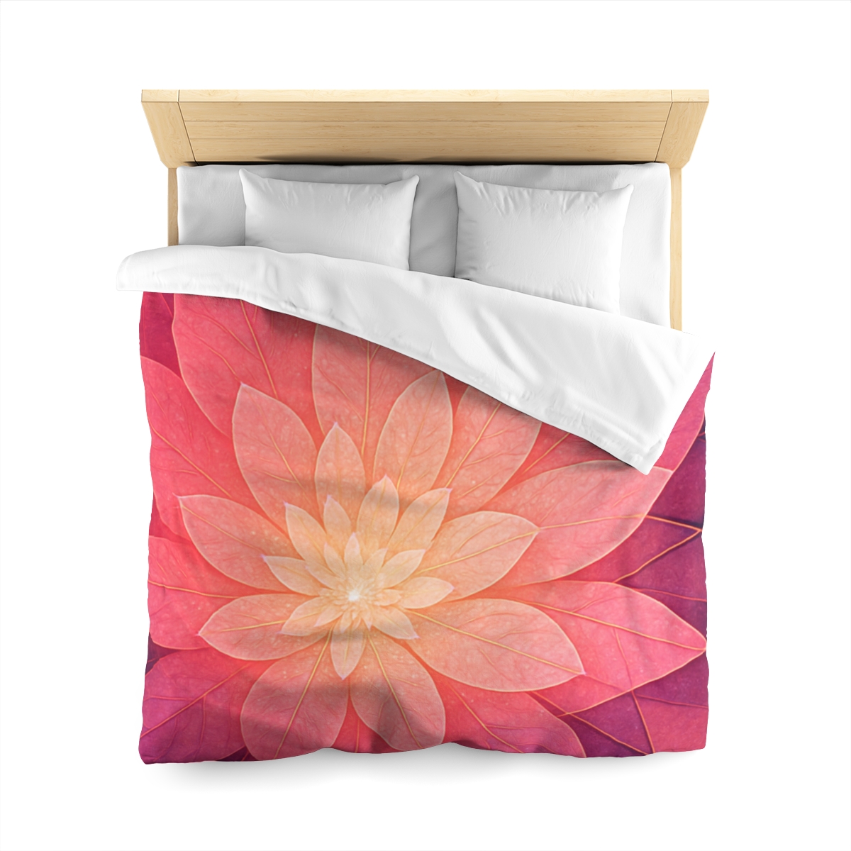 Petal Prism Overlap custom duvets