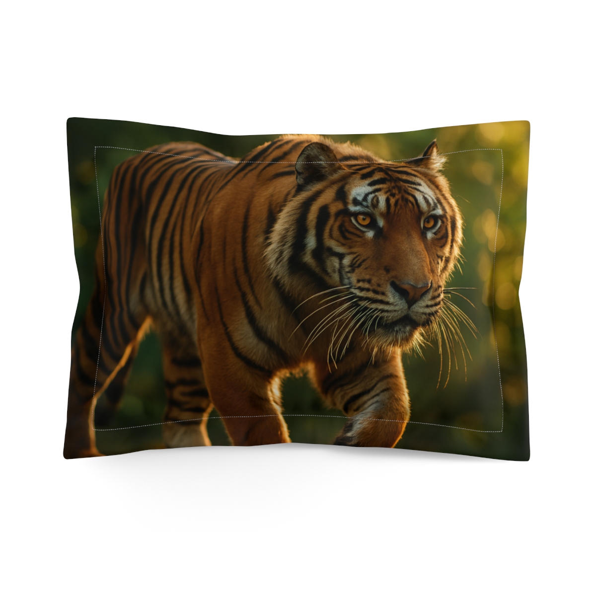 Bengal Tiger Forest Stalker soft plush pillows