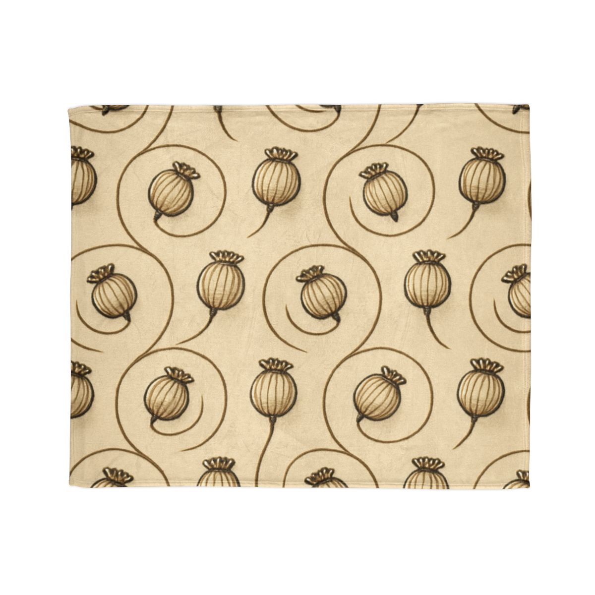 Seed Pod Spiral Ledger decorative home blankets