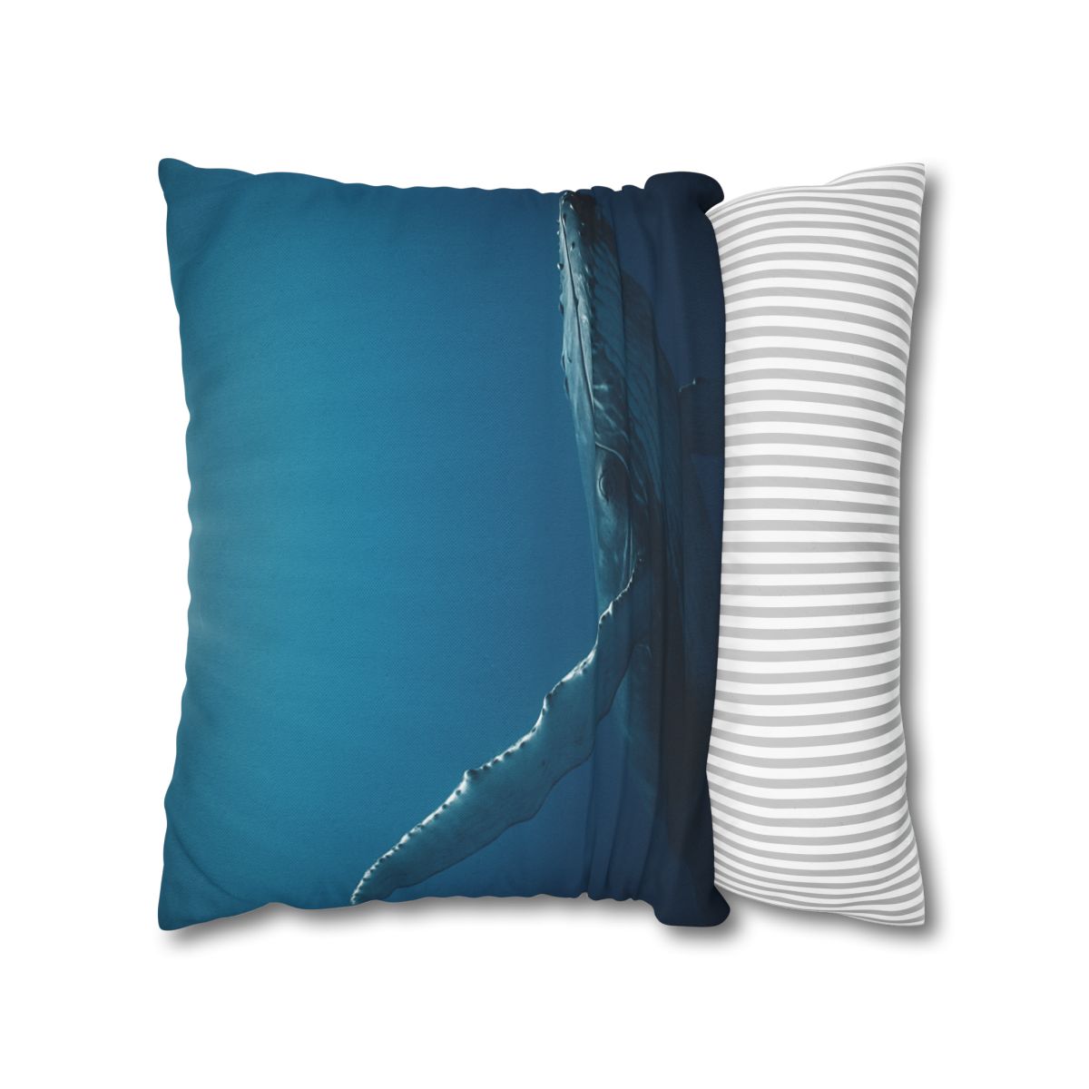 Nebula Dive Humpback Whale soft cotton pillow cases