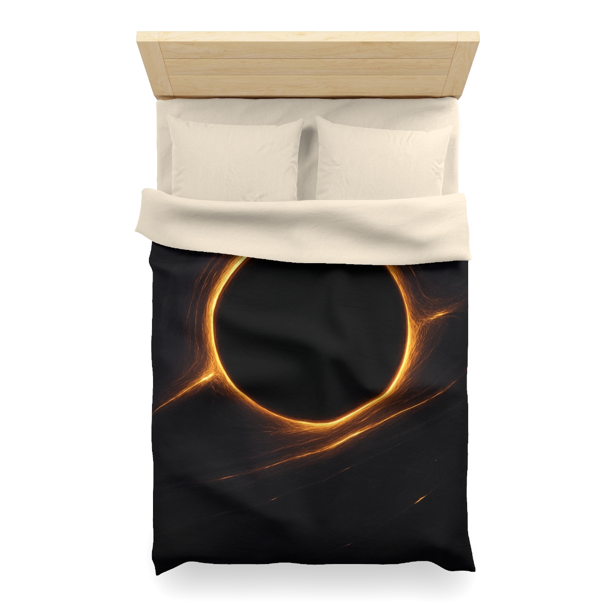 Black Hole Silhouette unique patterned duvets