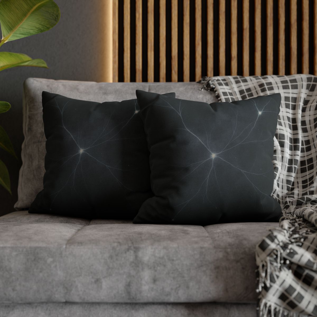 Void Filament Silk Tapestry personalized pillow covers