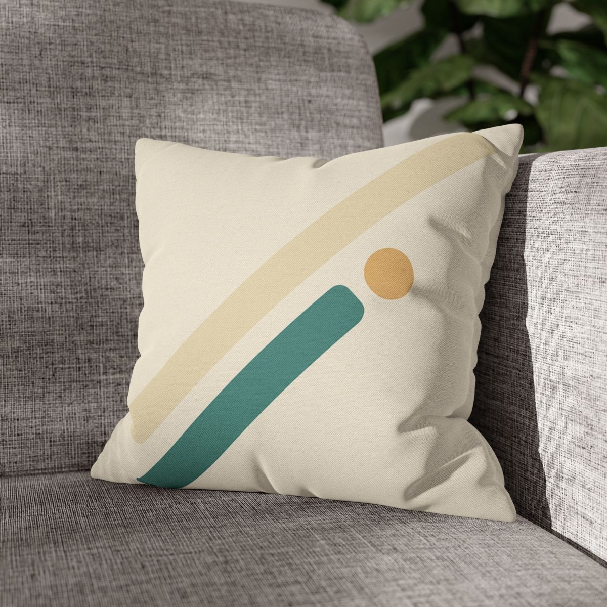 Sparse Diagonal Stripe Pair soft cotton pillow cases