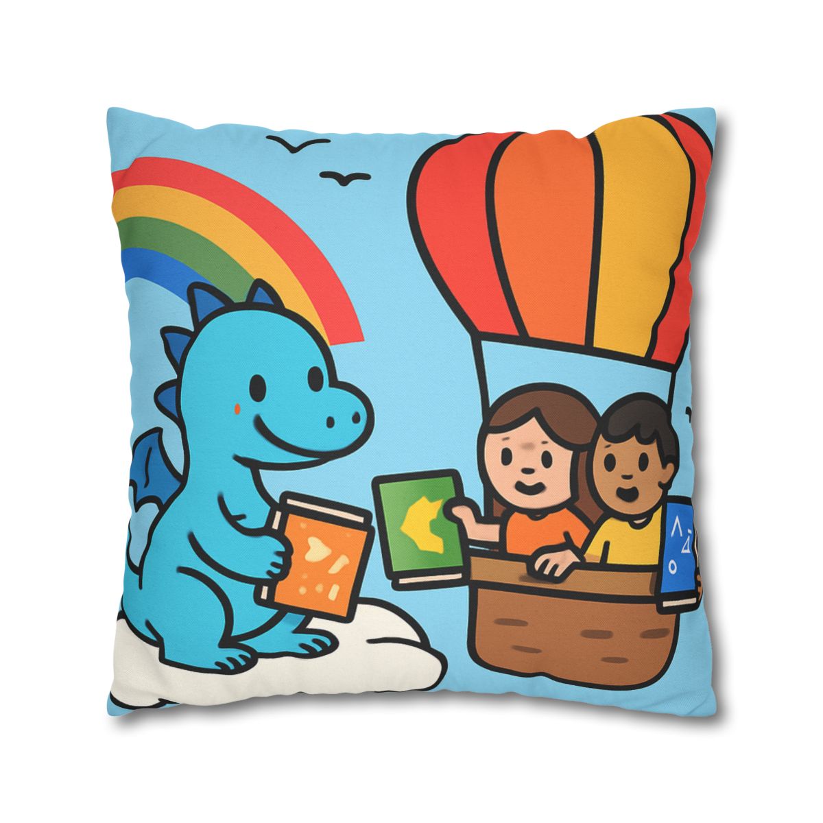 Cloud Library Run By A Gentle Dragon unique gift pillow cases