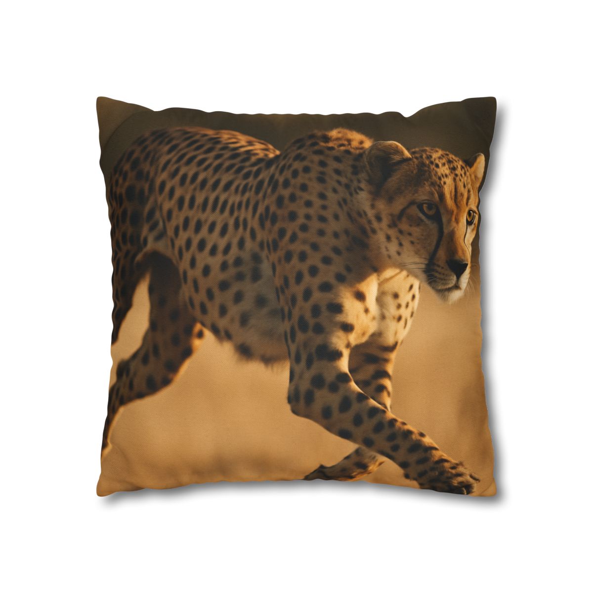 Speed Whisper Cheetah soft cotton pillow cases