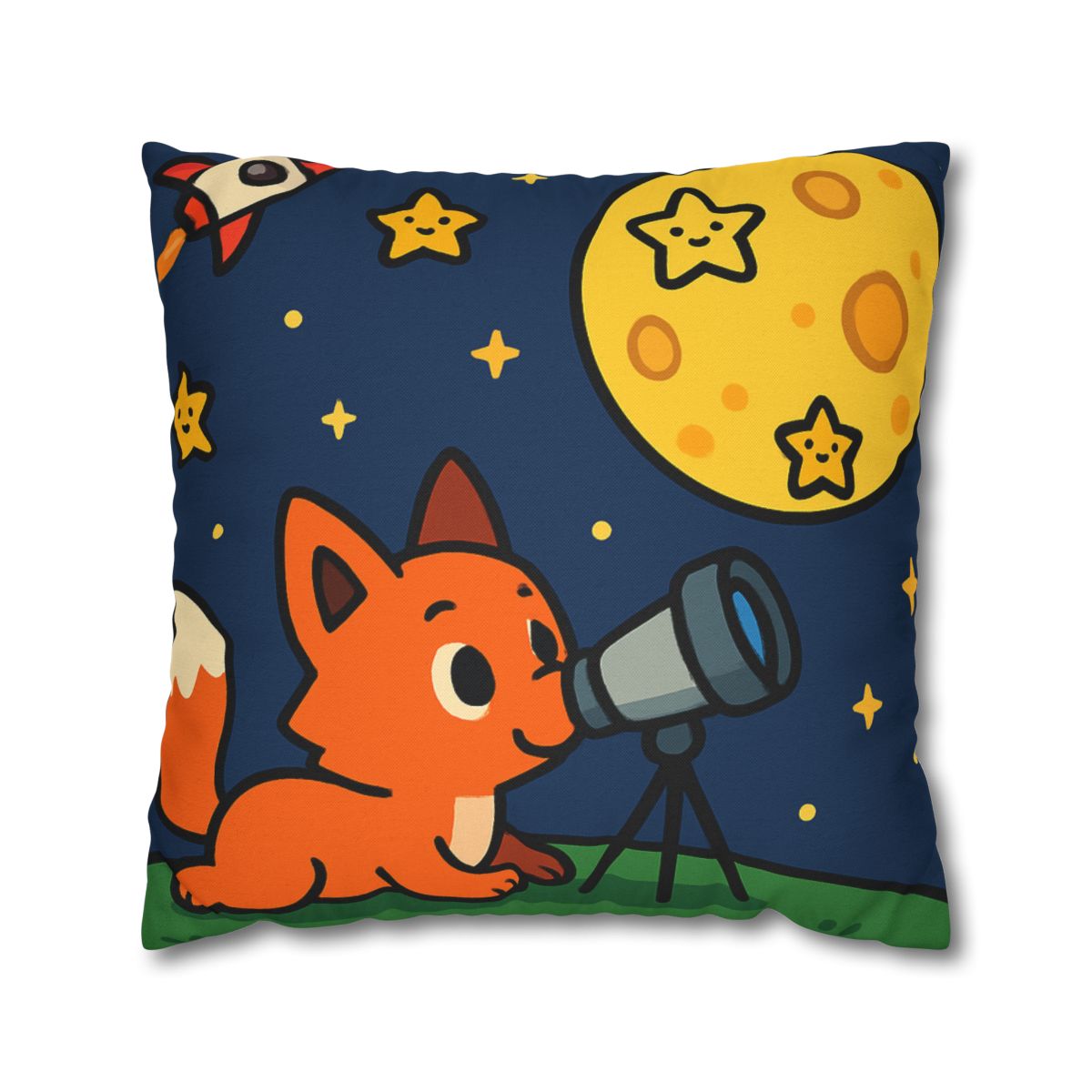 Stargazer Fox In The Moon Meadow unique gift pillow cases