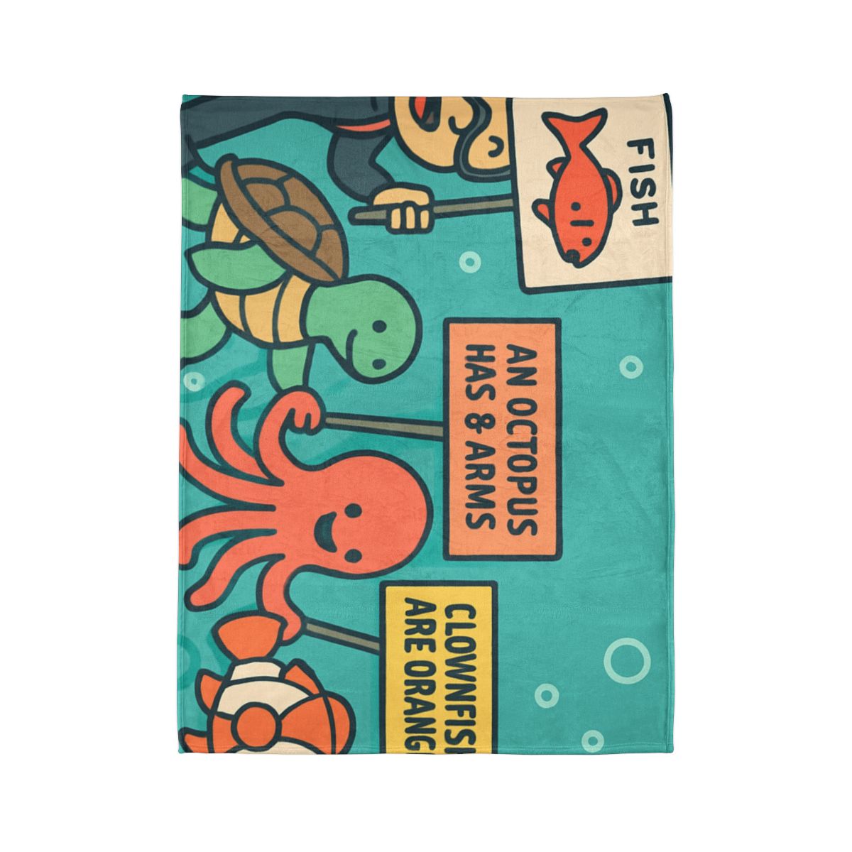 Coral Kingdom Science Parade custom blankets