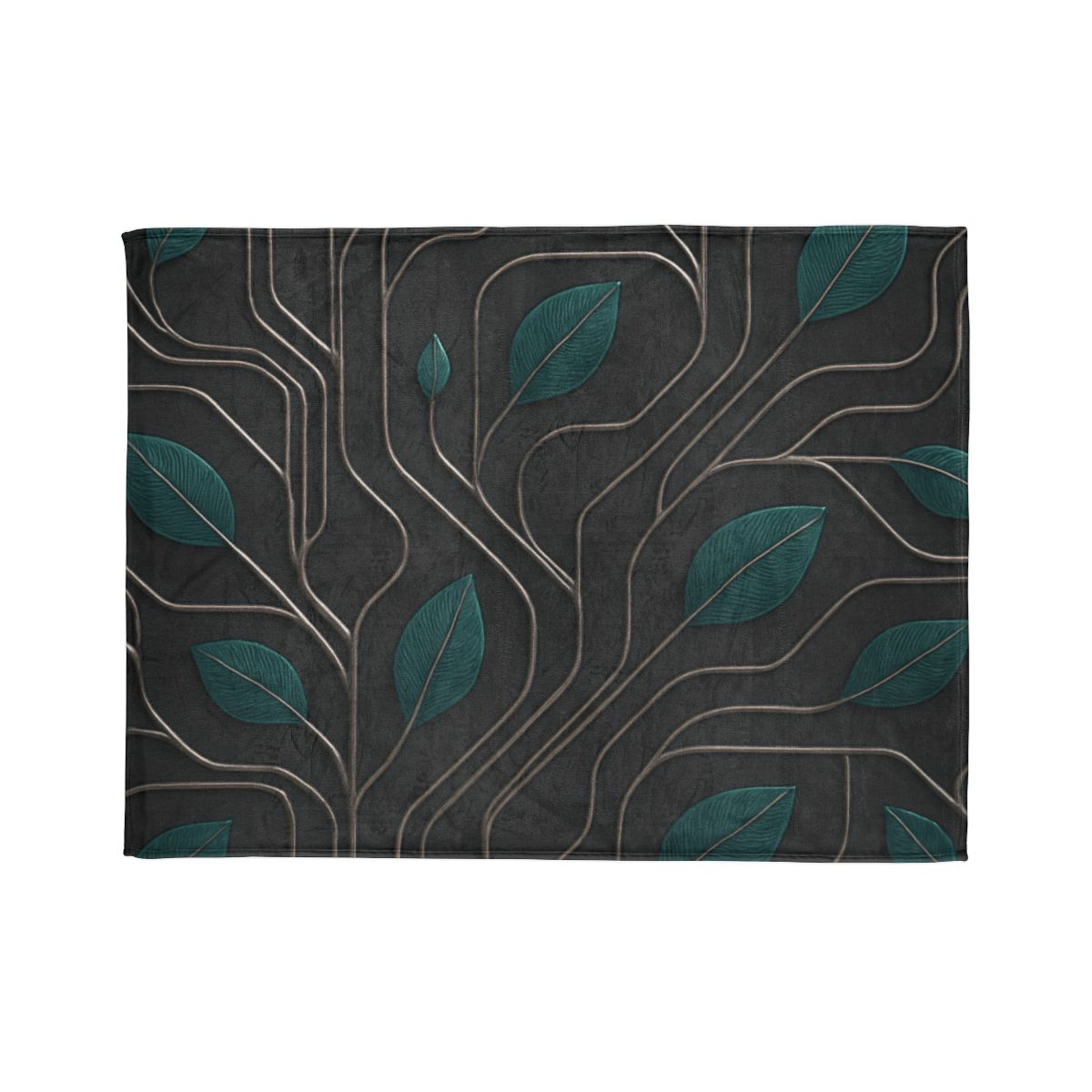 Vine Circuit Filigree soft fleece blankets