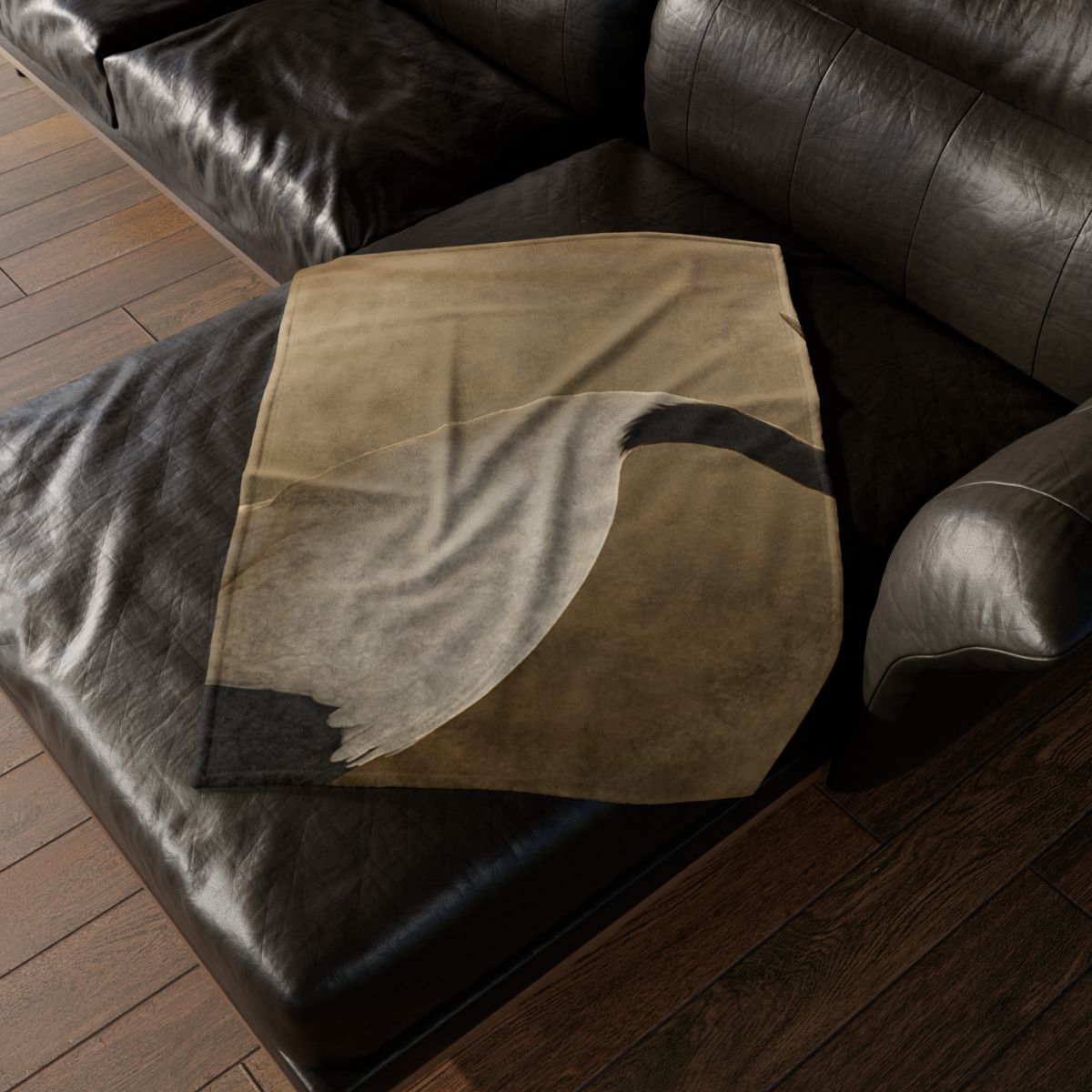 Silent Poise Red Crowned Crane unique gift blanketscustom blankets