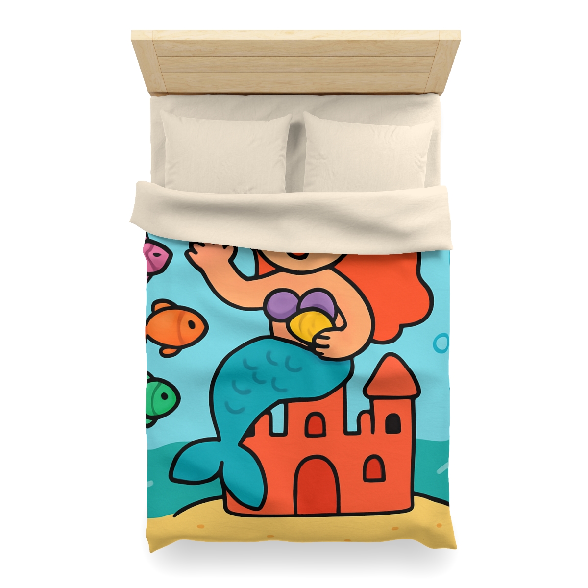 Coral Castle Mermaid trendy bedroom duvets