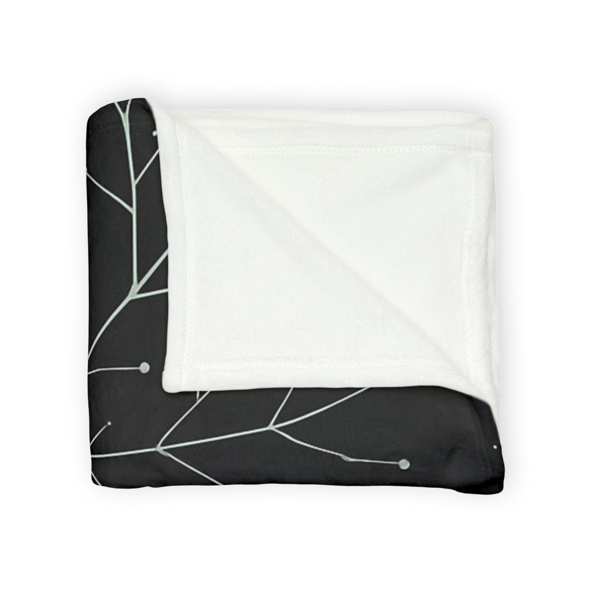 Leaf Vein Constellation Map soft fleece blankets