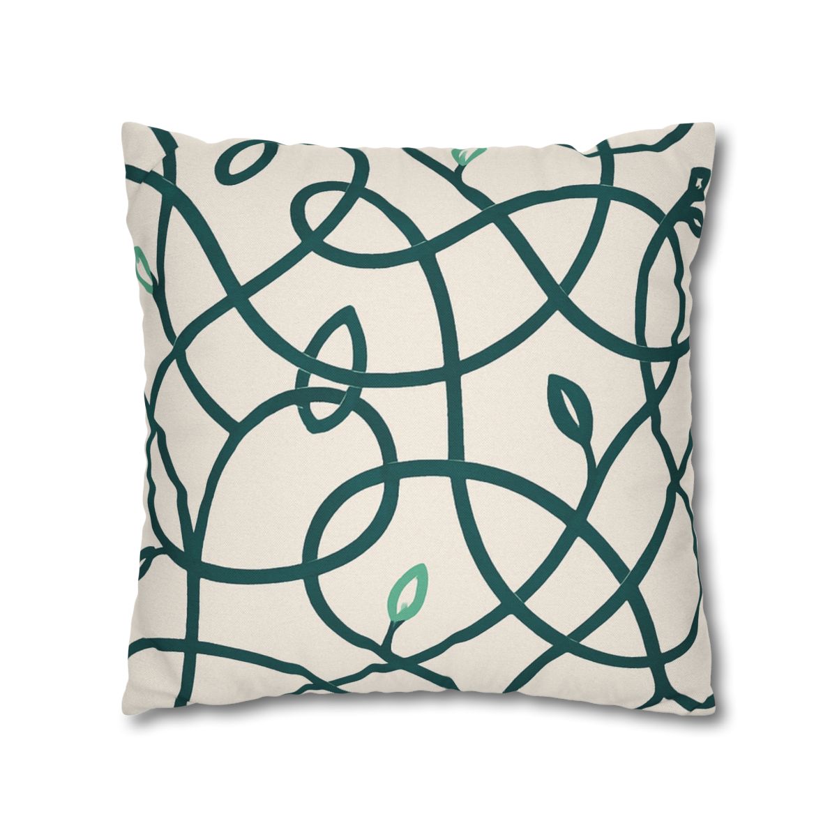 Vine Circuit Interlace personalized pillow covers