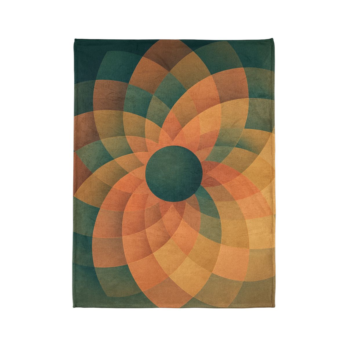 Petal Clockwork Overlay personalized cozy blankets
