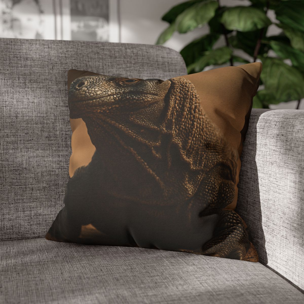 Ancient Sentinel Komodo Dragon custom pillow cases
