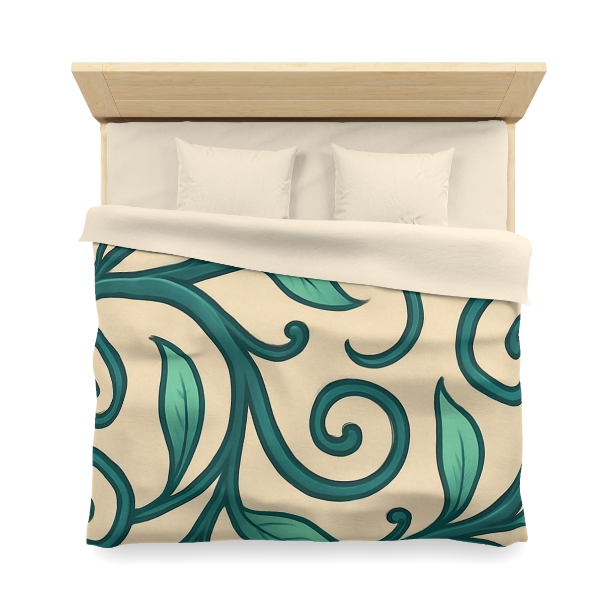 Curling Tendril Frieze personalized bedding duvets