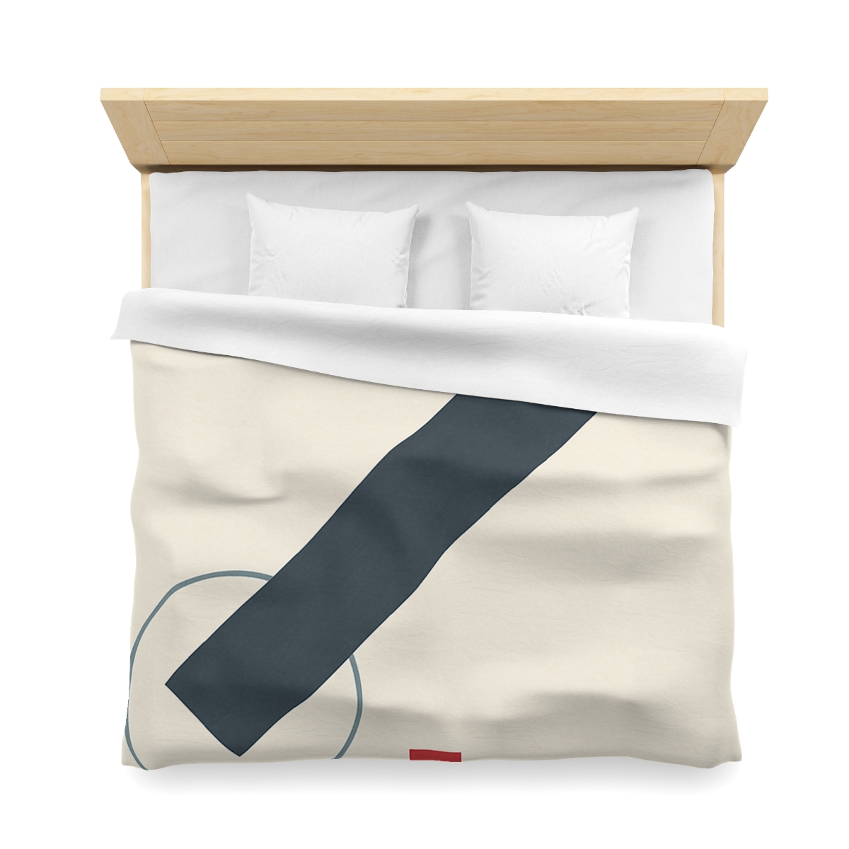 Diagonal Bar With Twin Orbits stylish duvet covers