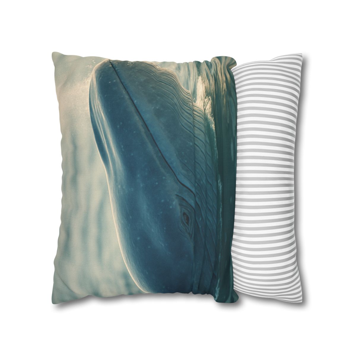 Ocean Song Blue Whale personalized pillow covers