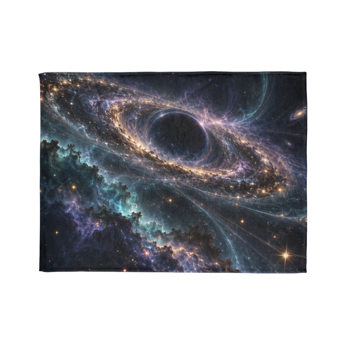 Spectral Dust Halo designer printed blankets [AI-e229e737-796ebefce767]
