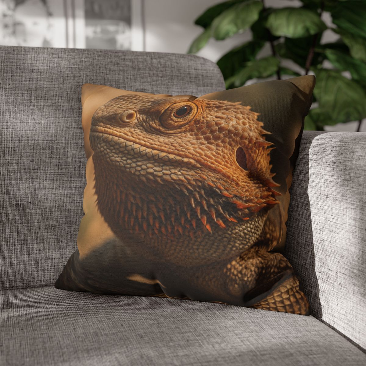 Ember Crest Bearded Dragon comfortable bedding pillow covers