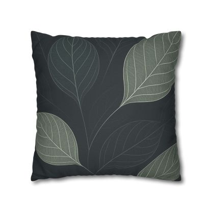 Leaf Vein Circuit Filigree soft cotton pillow cases