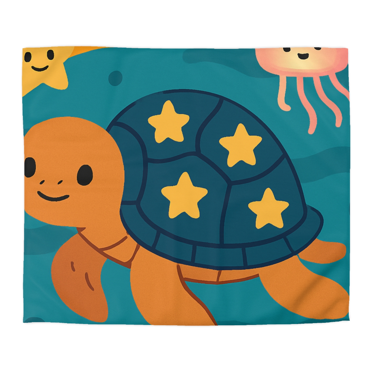 Starlight Sea Turtle Voyage stylish duvet covers