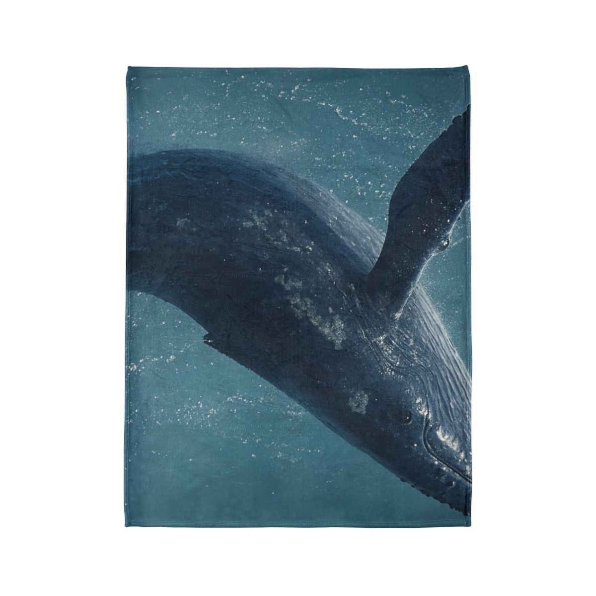Ocean Song Humpback Whale personalized cozy blankets