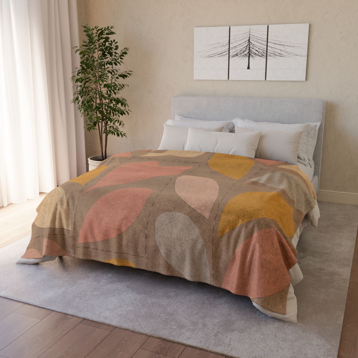 Petal Fragment Quilt personalized cozy blankets