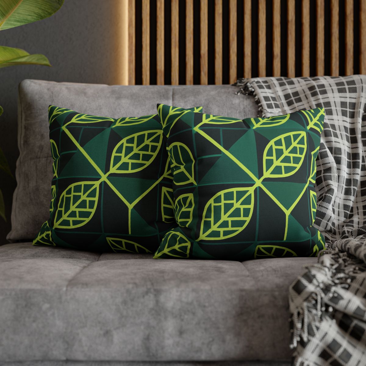 Veinwork Geometry Grid unique gift pillow cases