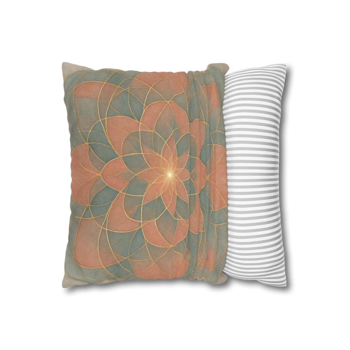 Petal Orbit Lattice soft cotton pillow cases