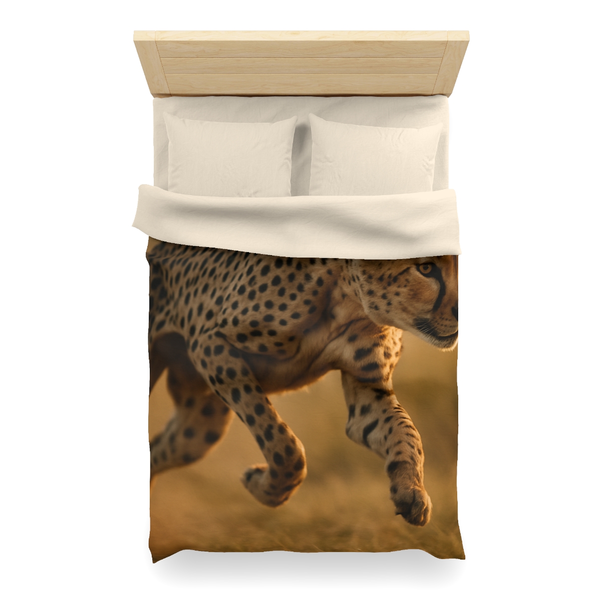 Dawn Sprint Cheetah custom duvets